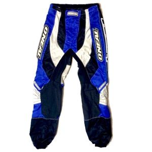 ONeal Elements Youth Blue White Black Motocross Pants Sz: 28” x 28”